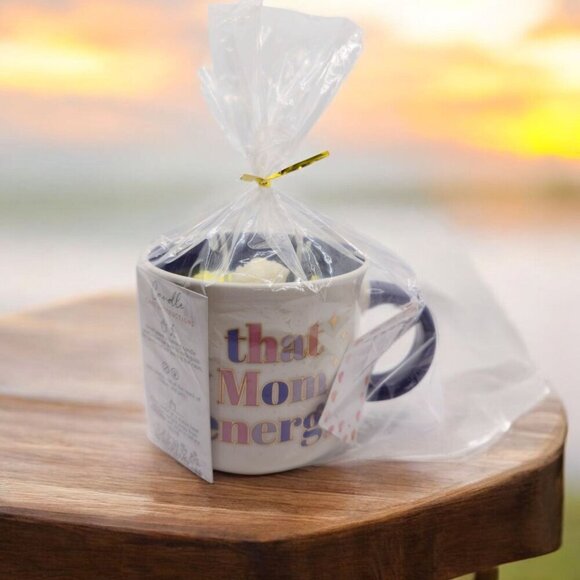 Handmade ✦ Soy Wax Candle ✦ Sweet Orange Passionfruit Daisy Floral Mug Gift NWT - Picture 7 of 7